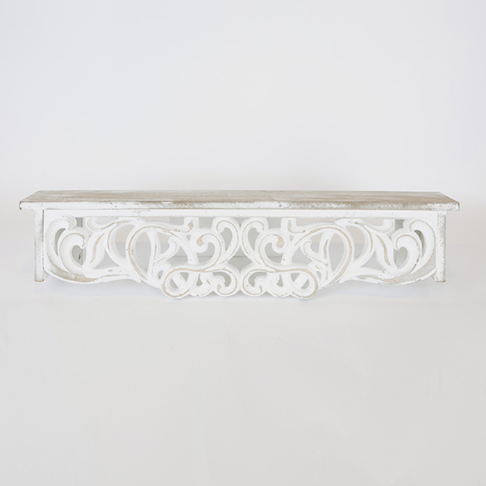 ESTHETI home Rafiera Toixou Xulini Lefki 66x10x15cm 750-30017